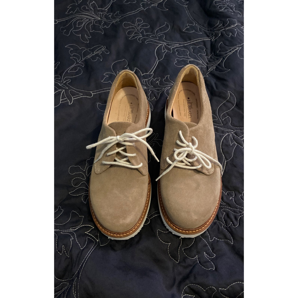 Samuel Hubbard Sand Suede Oxfords size